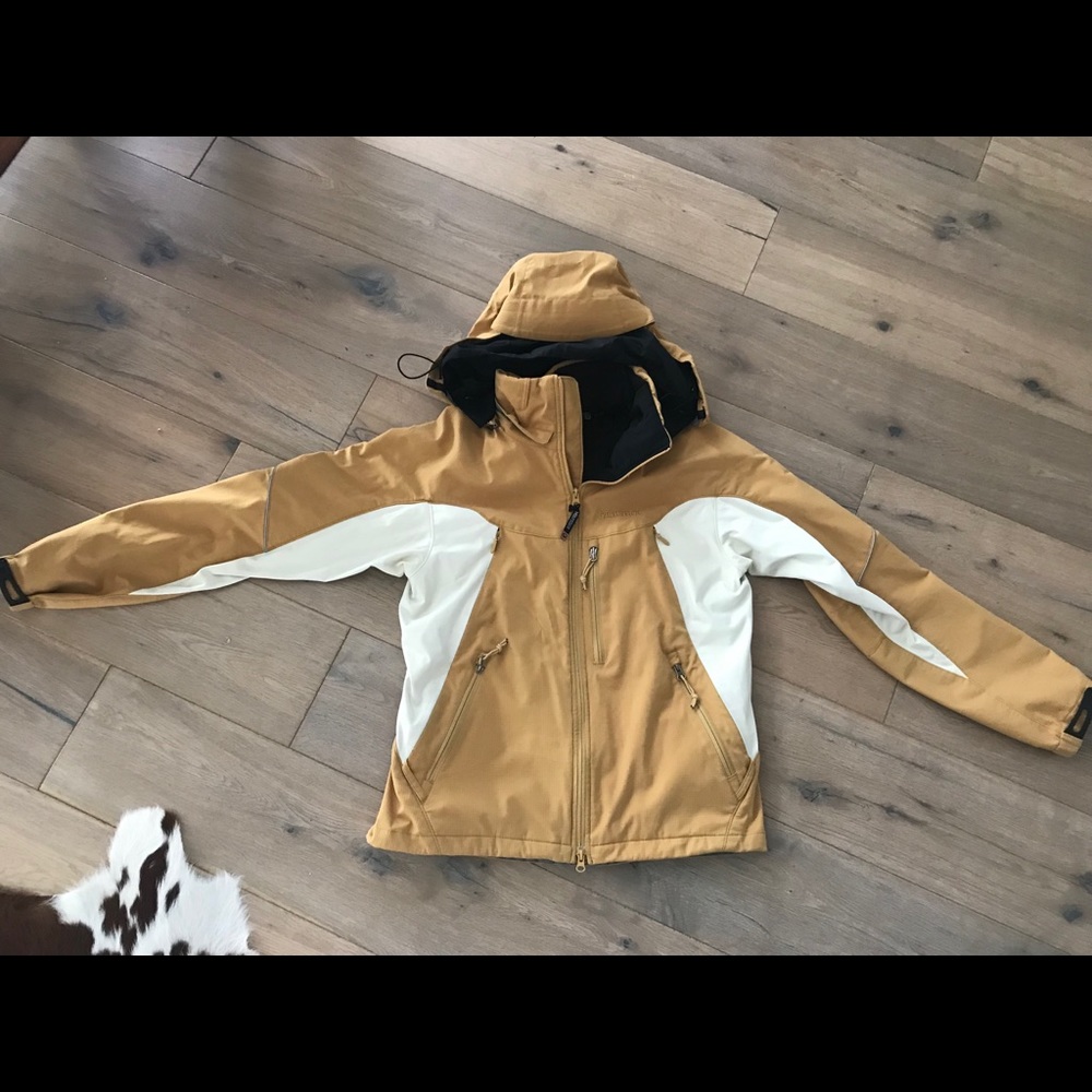 Marmot Men’s Storm King Ski Jacket Snow Skirt Hood